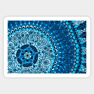 Blue Mandala Sticker